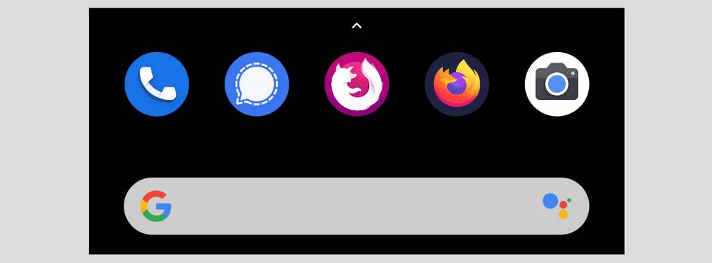 Firefox Focus icon on Android screen