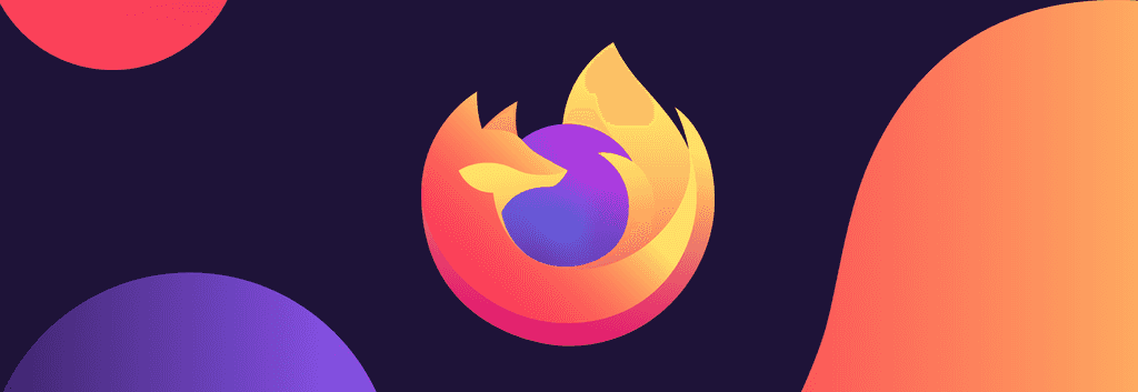 Firefox logo in a banner
