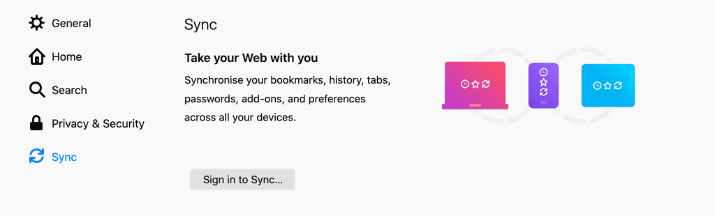 Firefox Sync